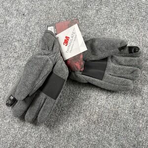 Swiss Tech Fleece Gloves L/XL Gray 3M Thinsulate Touchscreen Winter Outdoor